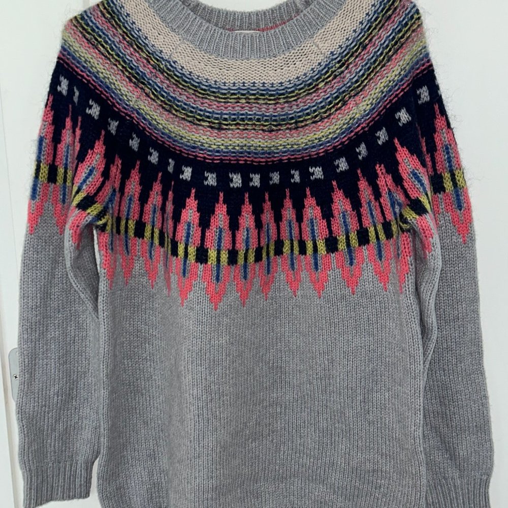 Boden Multicolor Crew Neck Sweater